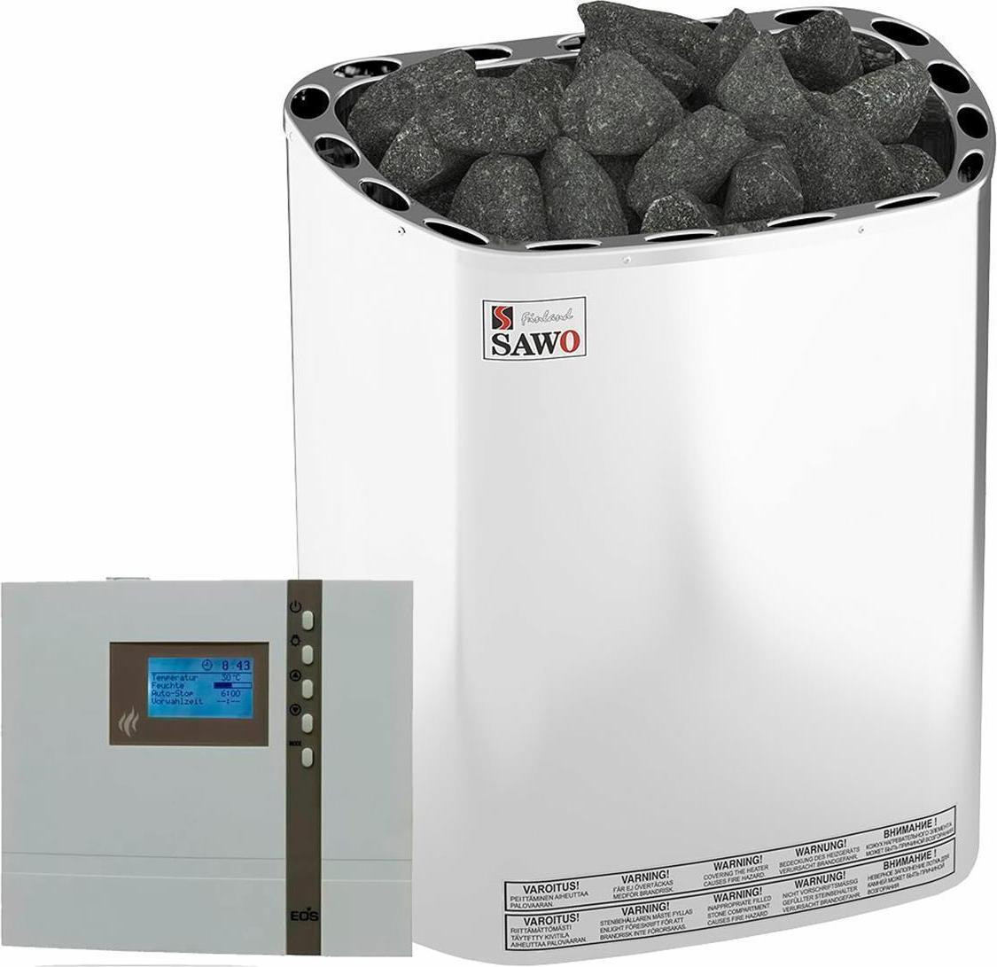 Sawo Scandia Saunaovenset 9 kW met EOS ECON D4