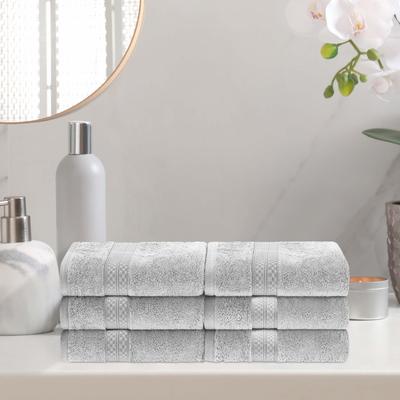 Superior Rayon from Bamboo and Cotton Hand Towel - (Set of 6)