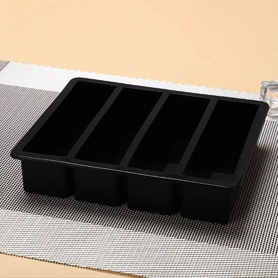 Uplift Treasures Silicone Giant Ice Cube Tray black