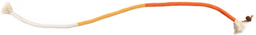 Inspire Curations Silvervine Dental Rope Cat Toy Interactive Cotton Teaser For Healthy Play & Chewing orange 70cm