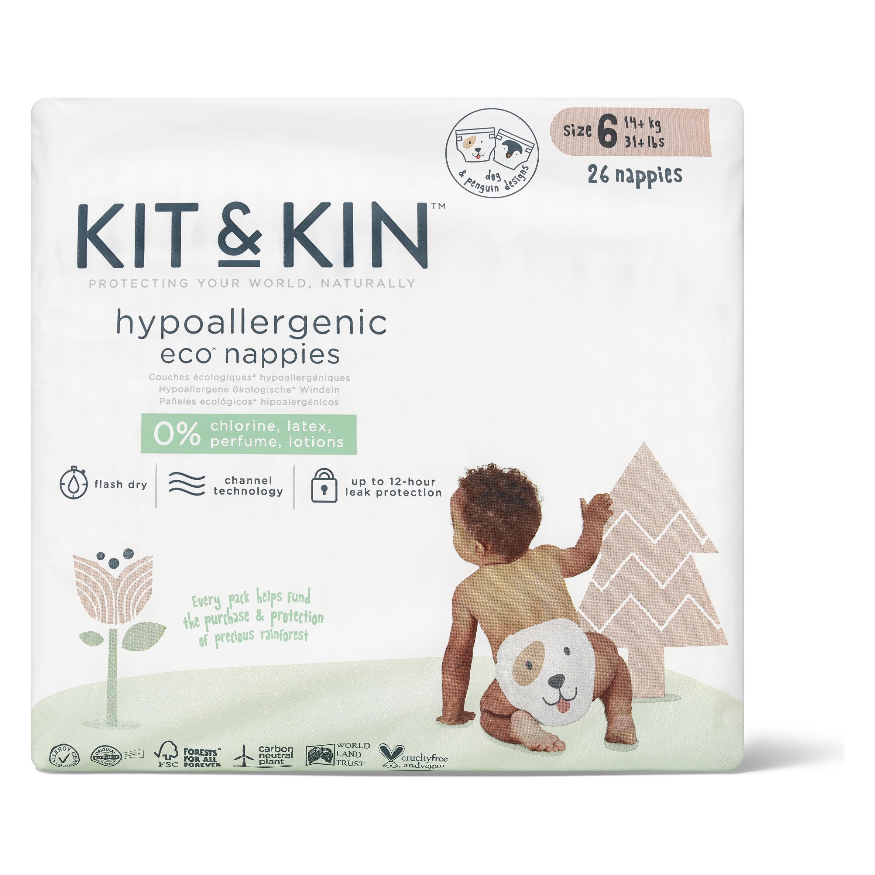 Kit & Kin Nappies (Gr. 6, Tragepack, 26 Stk.) (KKS6NAPPIESDP)