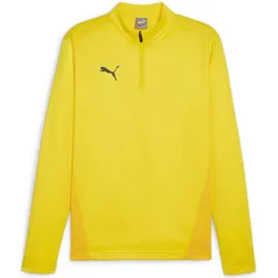 Puma, Herren, Sportshirt, teamGOAL Training 1/4 Zip Top (L), Gelb, L
