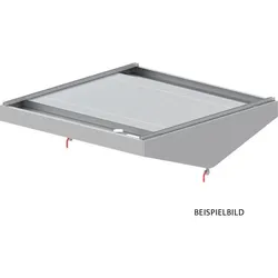 Stalgast Deckenhaube "Basic Line", Schrägform  1600 mm x 1600 mm mit Flammschutzfilter Typ B