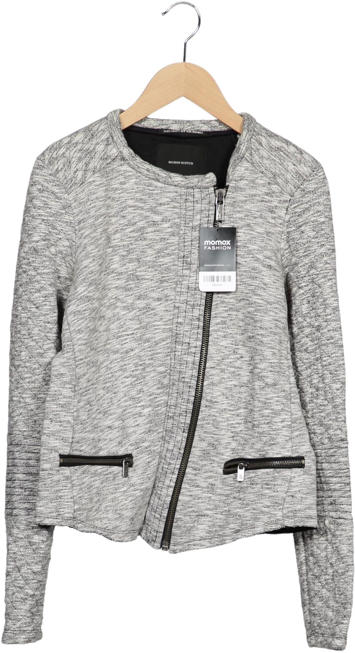 Maison Scotch Damen Sweater, Grau, Gr. EU 36 (Maison Scotch 1), Baumwolle - Second Hand