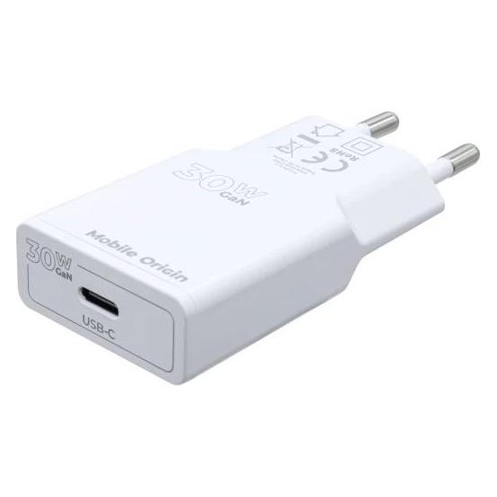 Mobile Origin GaN 30W Slim Charger MO17 - USB-C (30 W, 1 Port) (MO-GAN30W-MO17)
