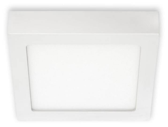 BRILONER FIRE LED Plafonnier\, lumière blanche neutre\, design plat\, blanc\, 17 x 17 x 3\,2 cm