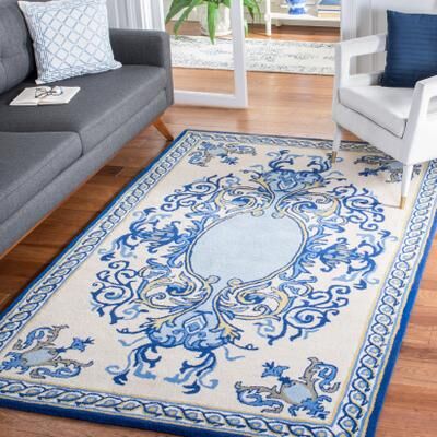 SAFAVIEH Handmade Empire Jolande Traditional European Wool Rug
