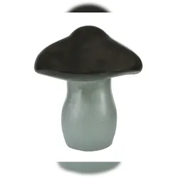 Deko-Pilz Toady in anthrazit aus robustem Ficonstone, Größe S - U1015-30-42