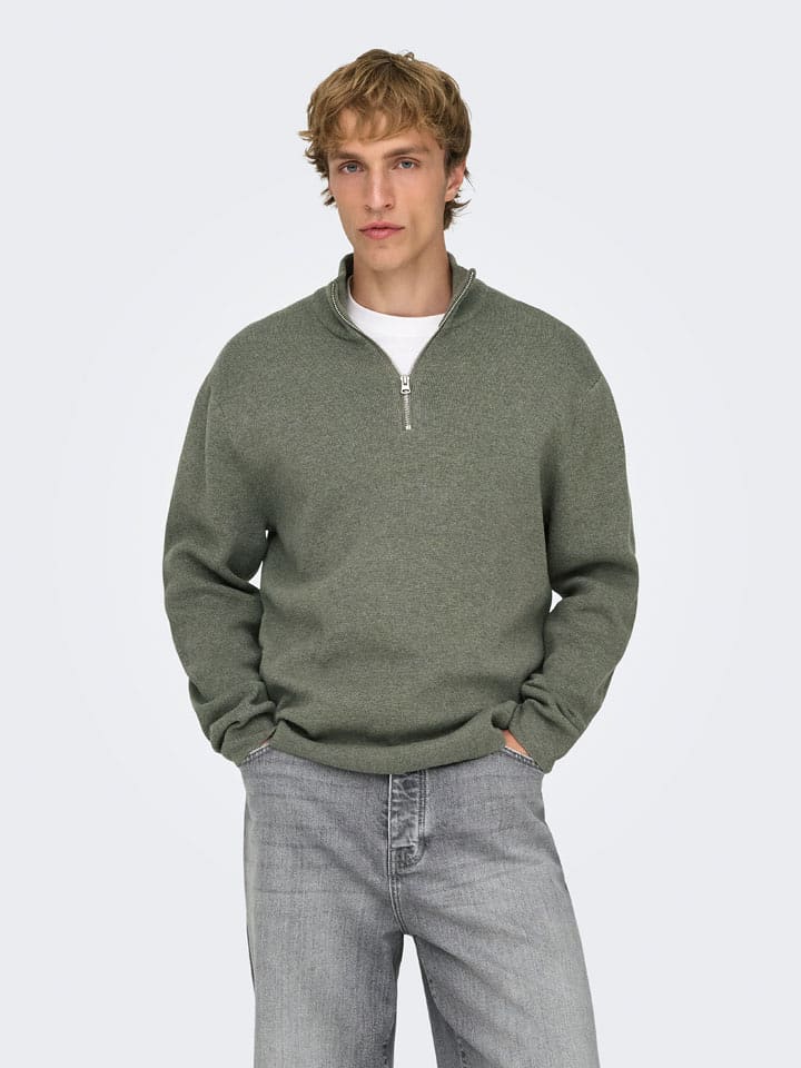 ONLY & SONS Pullover "Sting" in Grau - M