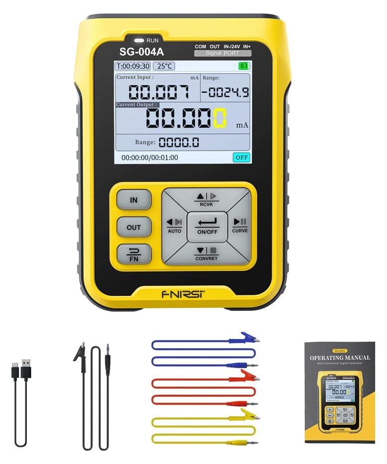 Dripio Signaalgenerator 0-24 V, 4-20 mA, draagbare proceskalibrator