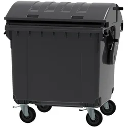 Plastik-Müllcontainer für mülltrennung CLE 1100, Anthrazit