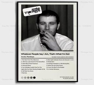 Inspired Finds Arctic Monkeys Album Cover Canvas Poster Wall Art For Room Decor arctic Monkeys Collage Mixed Album Art 11.81x15.75in (no Frame)