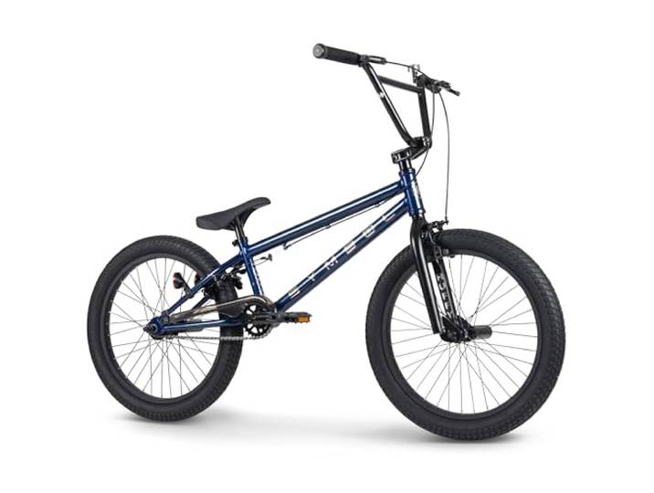 Symbol Freestyle BMX-Fahrrad, 20 Zoll, Marineblau, Blau, 46