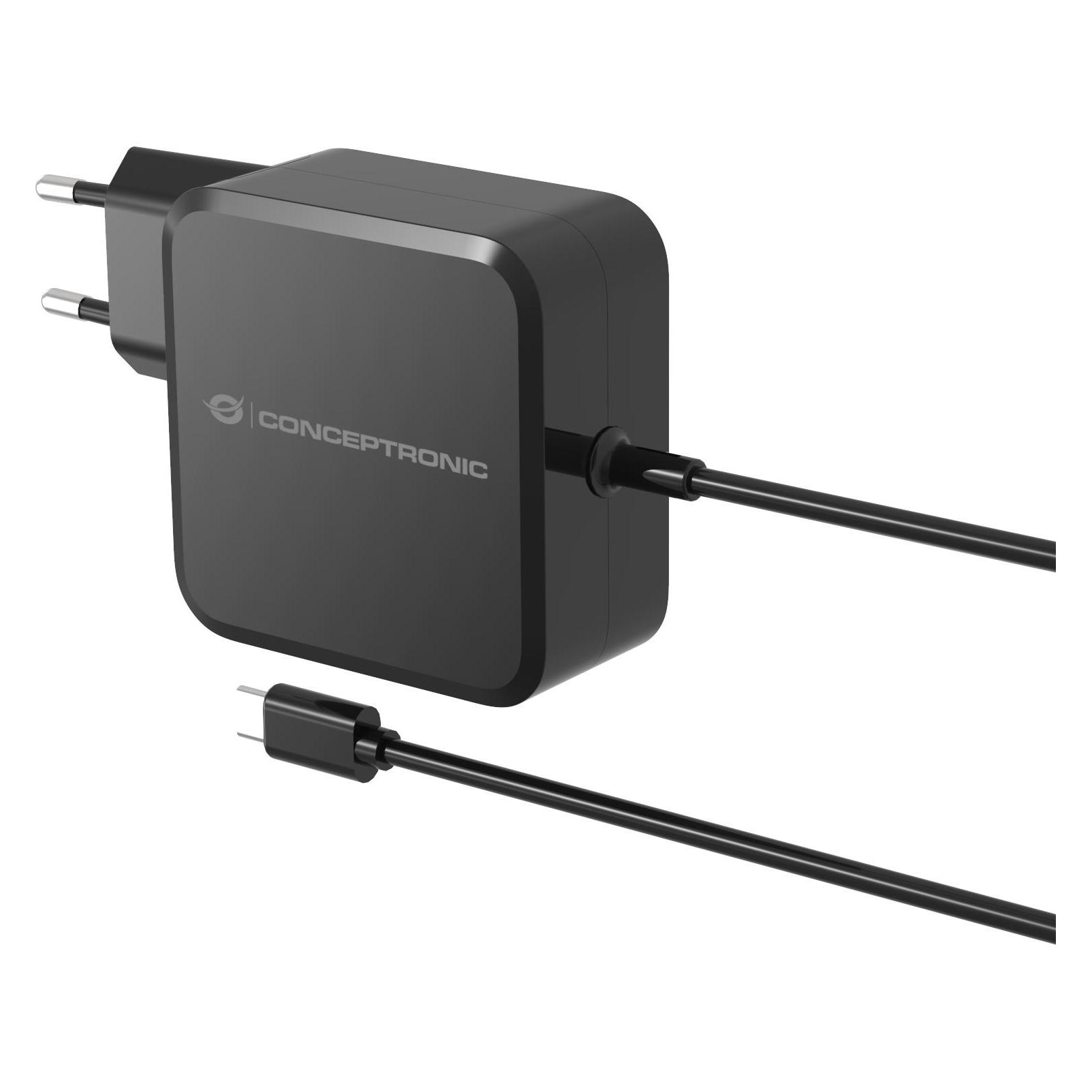 Conceptronic Ladegerät 1Port 100W, GaN USB-C Desk PD sw (100 W, 1 Port) (OZUL05BE)