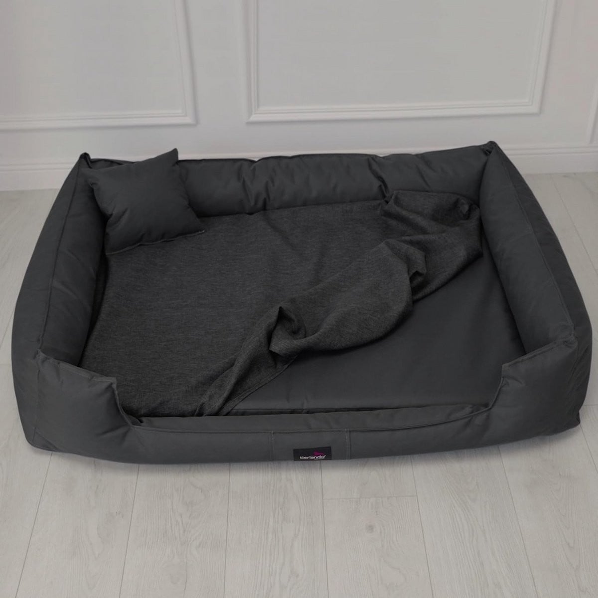 Wasbaar polyester hoeslaken voor hondenmatras en hondenbed