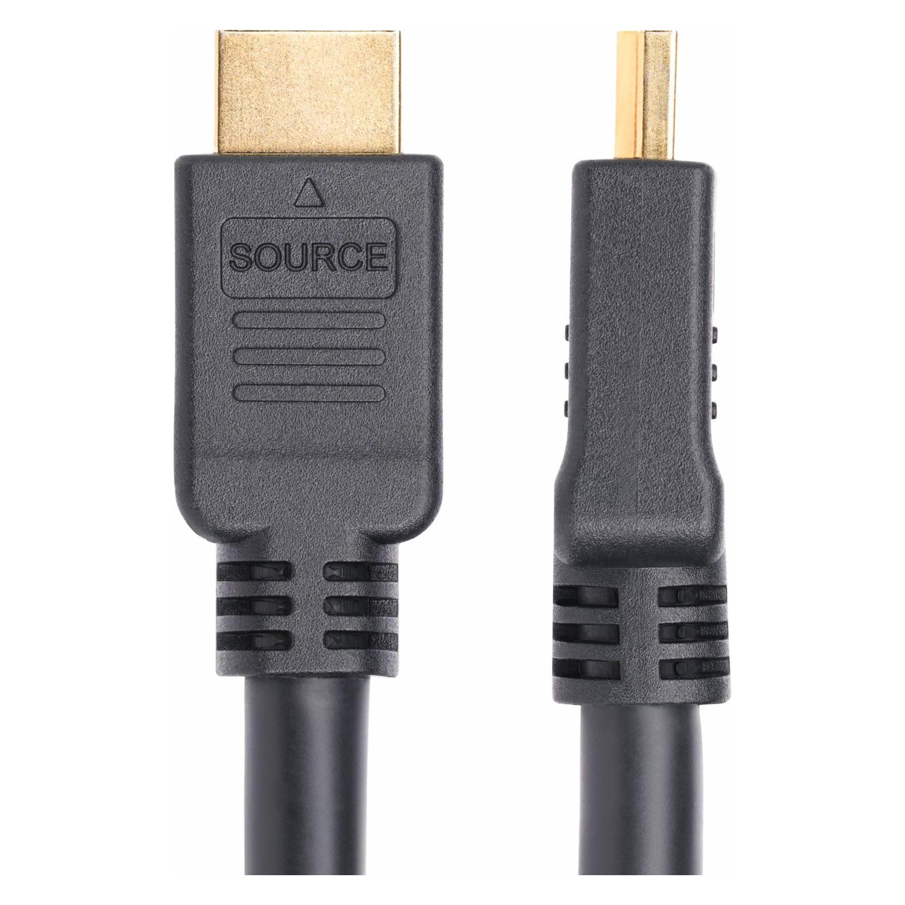 StarTech com 10m Aktives HDMI 2.0 Kabel, CMP, Plenum HDMI Kabel, Wandinstalation High Speed HDMI Kab (10 m) (HD2AP-10M-HDMI-CABLE)