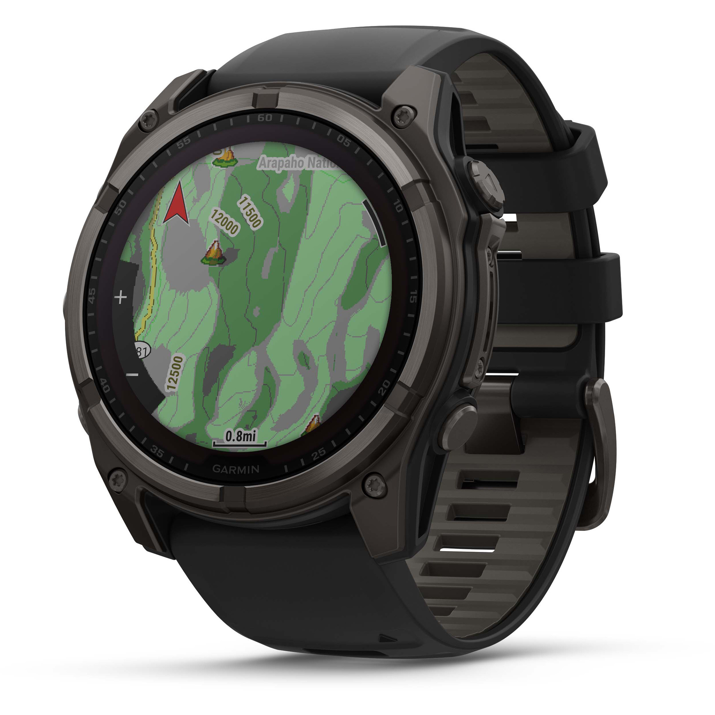 Garmin Fēnix 8 Solar Sapphire GPS Uhr GPS Uhren schwarz Größe 51mm Trekking