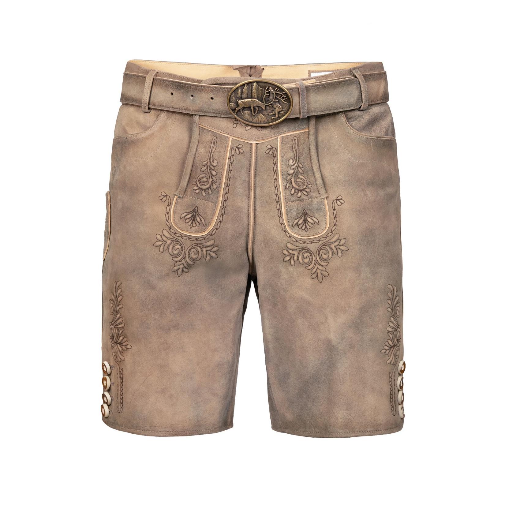 Kurze Wildbock Lederhose Lukas