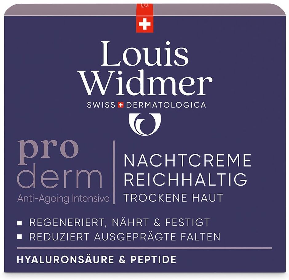 Louis Widmer proderm Nachtcreme Reichhaltig