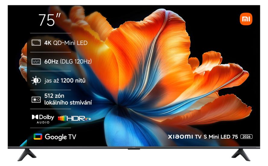 Xiaomi Smart TV S (Modellname) 2026 (Modelljahr) 75 Zoll Mini LED 4K UHD Google TV
