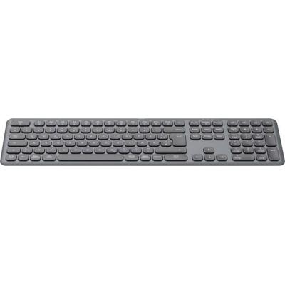 Hama WK-550 Funk Tastatur Deutsch, QWERTZ Schwarz Multimediatasten