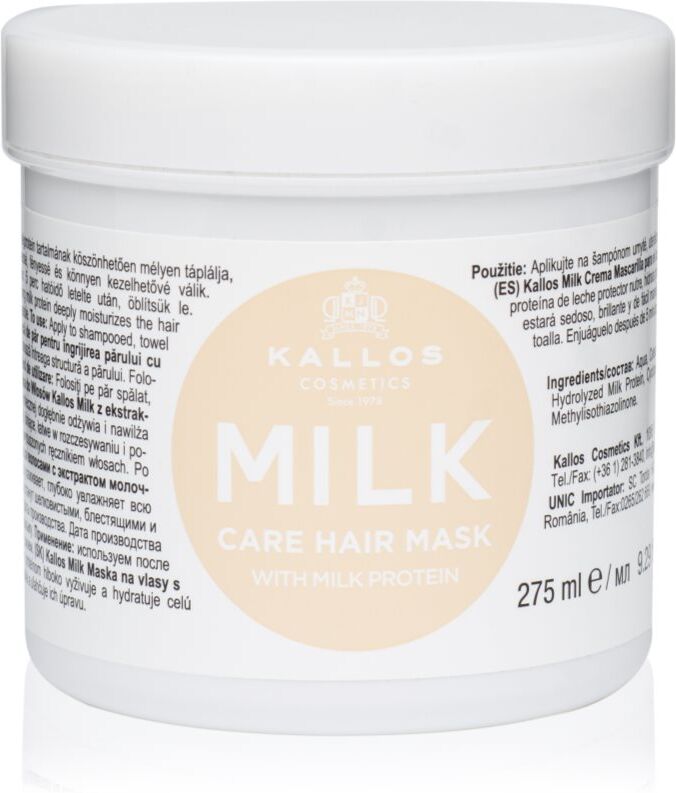 Kallos KJMN Professional Milk masque aux protéines de lait 275 ml