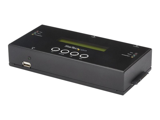 StarTech.com StarTech 1:1 Selbständige Festplatten Klonstation/Löscher, SAS/SATA - Solid State / Festplattenduplikator - 1 Schächte (SATA-600 / SAS-2) (SATSASDUPE11)