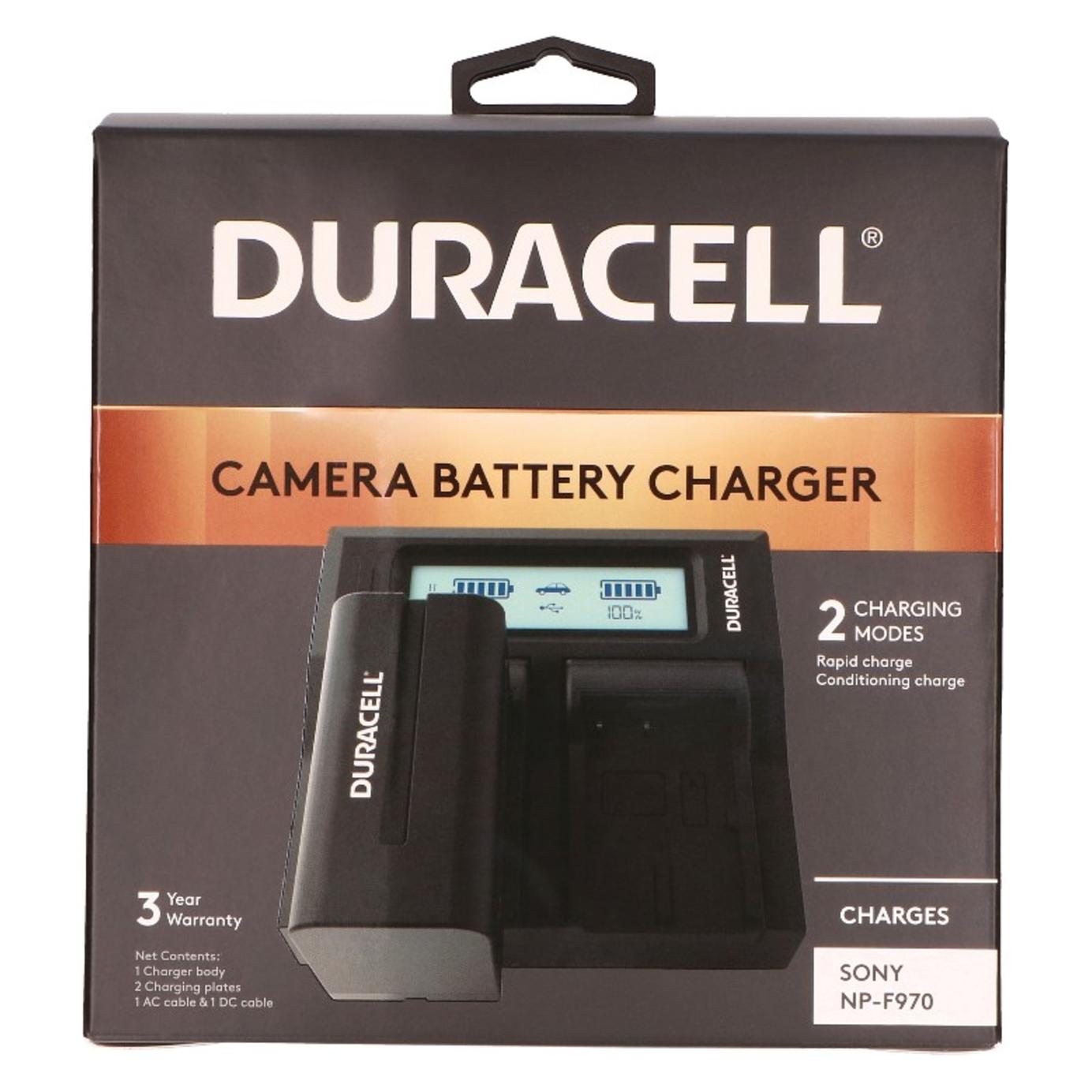 Duracell LED Dual DSLR Battery Charger (Kamera Akku Ladegerät) (DRS6121)