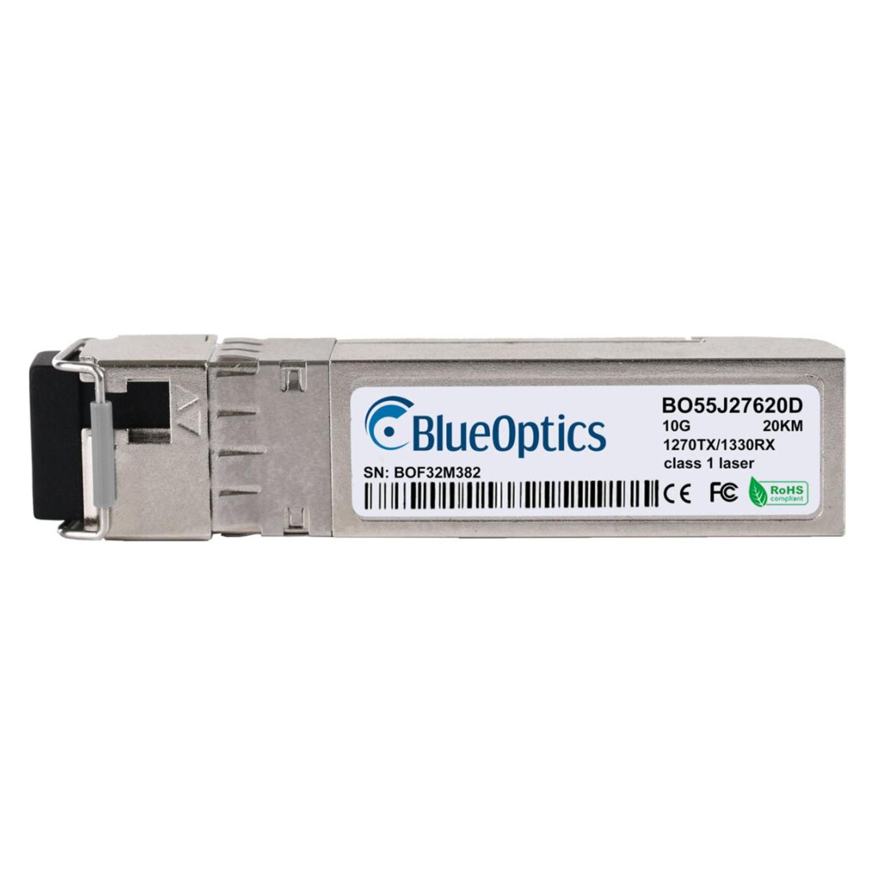 BlueOptics Extreme Networks 10GB-BX10-U-20 kompatibler SFP+ BO55J27620D (10GB-BX10-U-20-BO)