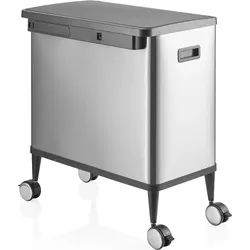 Hjh Office Clean Mobile, Abfalleimer, Silber
