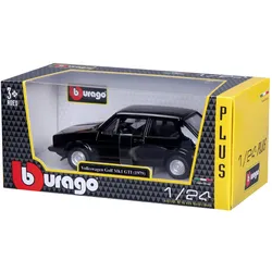 Volkswagen Golf 1 GTI Modellauto schwarz 1:24 Z058734GTI - 1:24