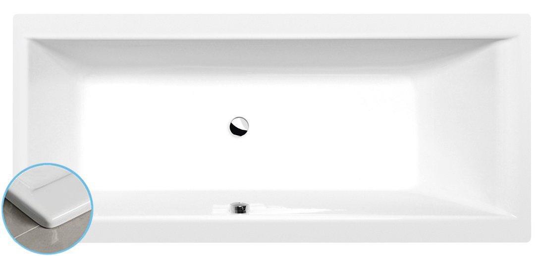 Polysan CLEO SLIM Rechteckwanne 170x75x48cm, weiß