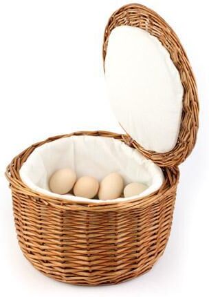 APS Cesto uova rotondo 25 cm Beige Chiaro