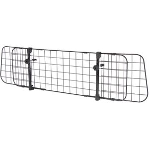 Kerbl Kofferraum-Trenngitter 80581, für Kopfstütze, 30 cm Höhe, verstellbare Breite 96 - 145 cm