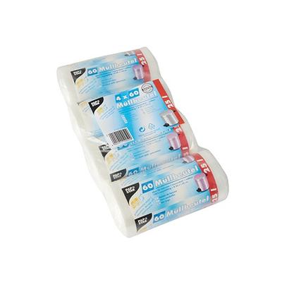 Starpak 240 Müllbeutel, HDPE 25 l 52 cm x 50 cm transparent