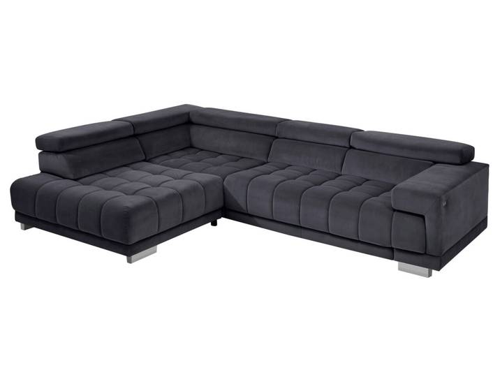 Beldomo Speed Ecksofa SPLIFF S, anthrazit, Stoff