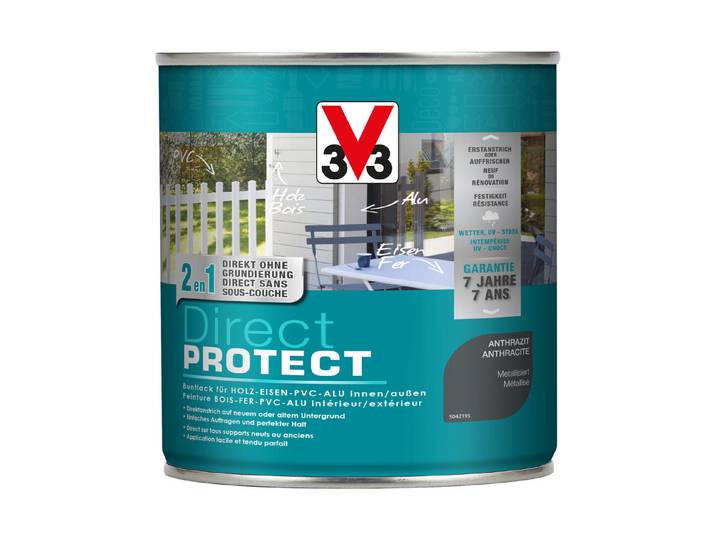 V33 Buntlack Direct Protect Grau