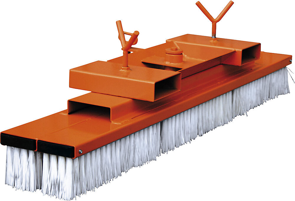 Kehrbesen für Gabelstapler, Breite 2000 mm, orange Eichinger