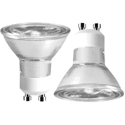 LED RETRO Reflektor 4W GU10 345lm WW, Glas, Halogenoptik, DOPPELPACK