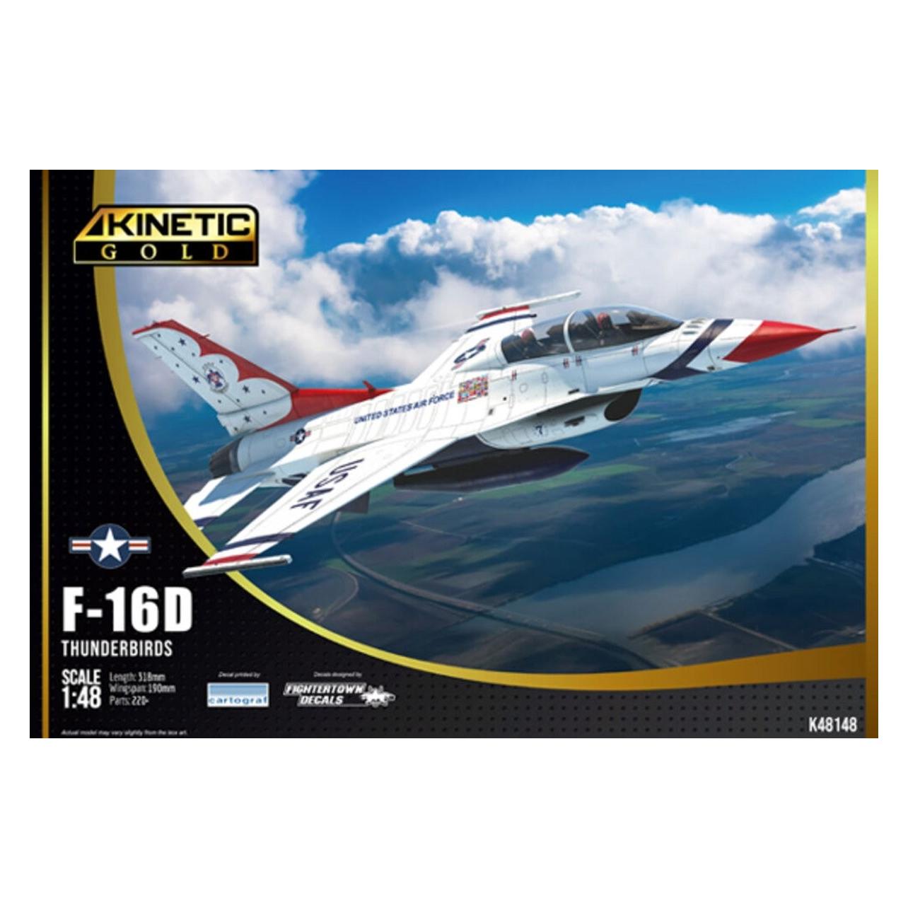 Kinetic F-16D Viper Thunderbirds (KIN48148)