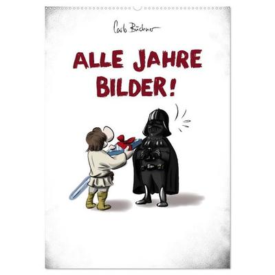 Carlo Büchner ALLE JAHRE BILDER! (Wandkalender 2027 DIN A2 hoch), CALVENDO Monatskalender