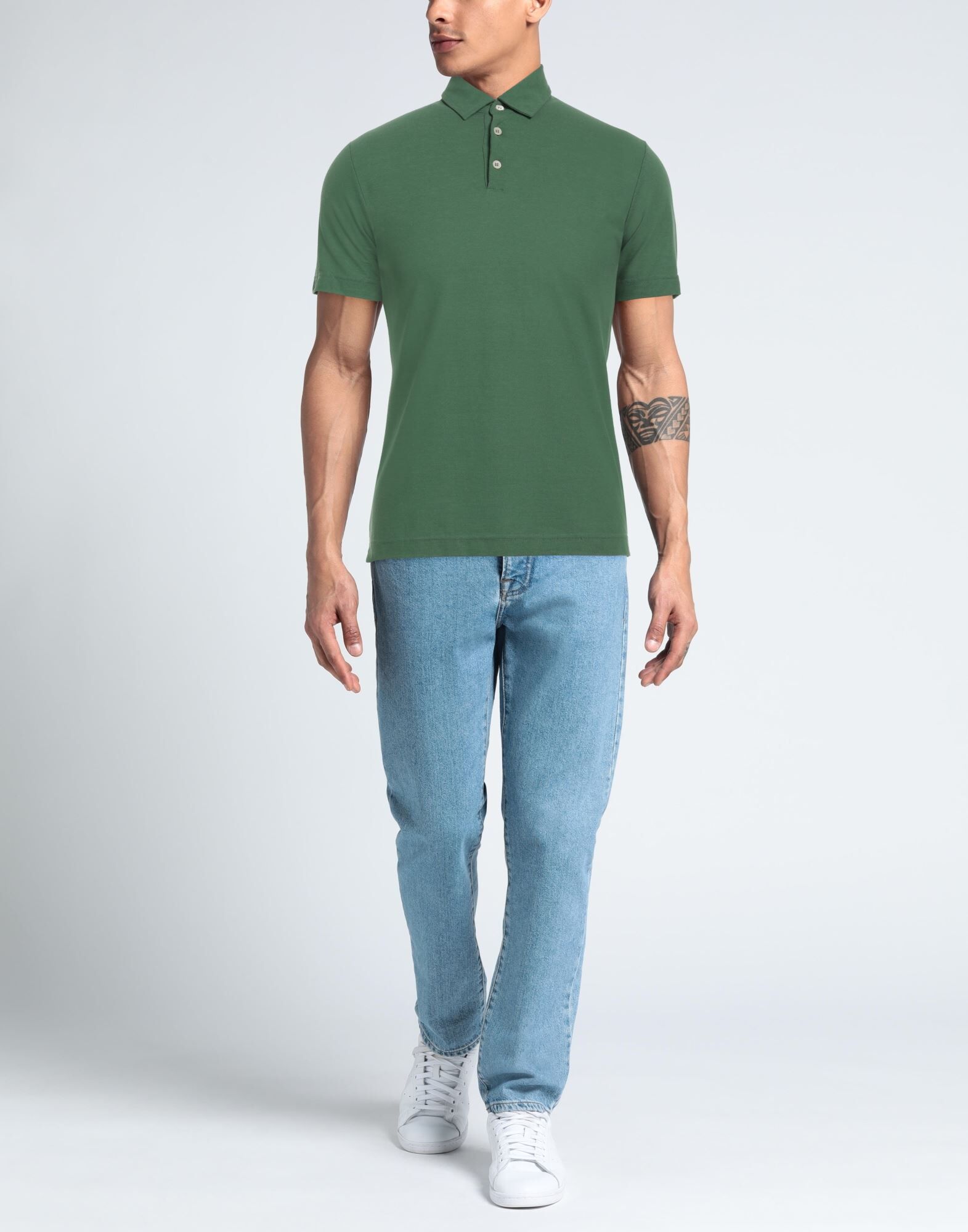 Zanone Polo Hombre Verde 44,46,48,50 Hombre