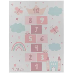 KINDERTEPPICH Herz Creme 80 x 150 cm