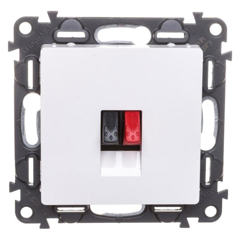 Legrand Lautsprechersteckdose weiss (753172) (753172)