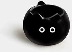 Inspired Living Siamese Cat Mug Cute Ceramic Latte Cup & Gift Ready Coffee Cup black Kitten