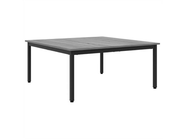 Couchtisch, rechteckig, grau, Sonoma, 100 x 100 x 45 cm, Holz und Metall