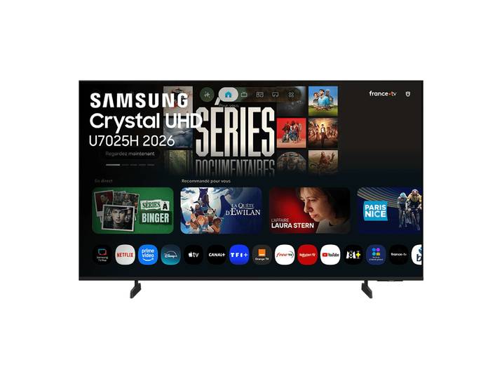 TV Crystal UHD 75'' U7025H 2026, 4K, Smart TV
