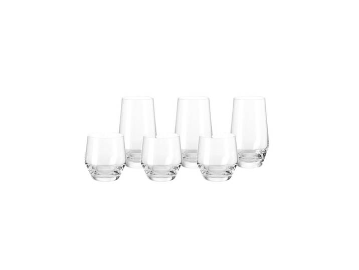Leonardo Living Trinkgläser Puccini transparent 6er Set, Transparent, Glas, Gläser, Trinkgläser