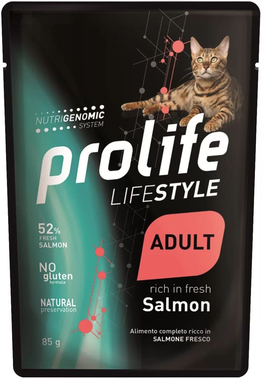 Prolife® Prolife Cat Lifestyle Adult Salmone Umido per Gatti
