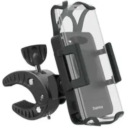 Hama 00201514 Fahrrad-Handyhalterung Strong, 360 Grad drehbar, univers. für Smartphones